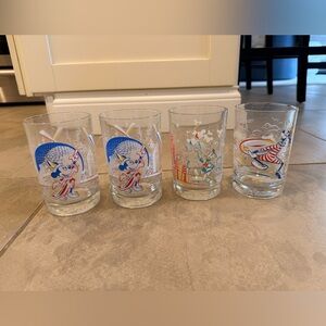 4 - Vintage 1996 Walt Disney World 25th Anniversary 'Remember the Magic' Glasses